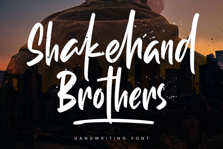 Shakehand Brothers Font Font Download