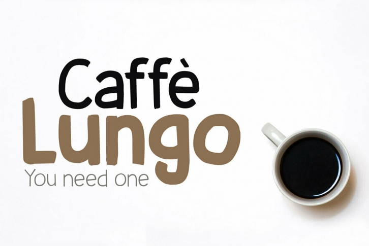 Caffe Lungo Font Font Download