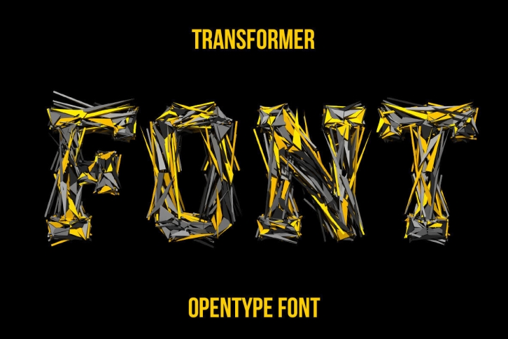 Transformer SVG Font Font Download