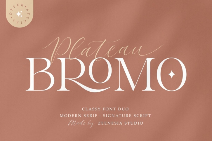 Bromo Plateau Font Font Download