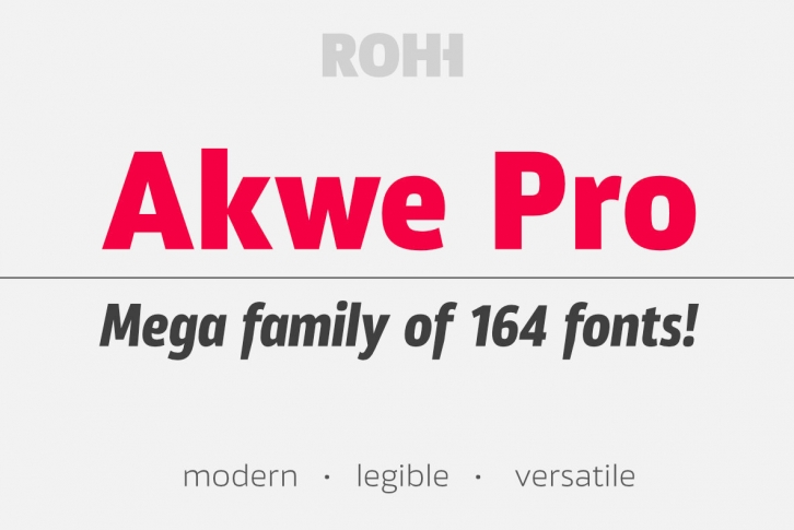 Akwe Pro Font Font Download