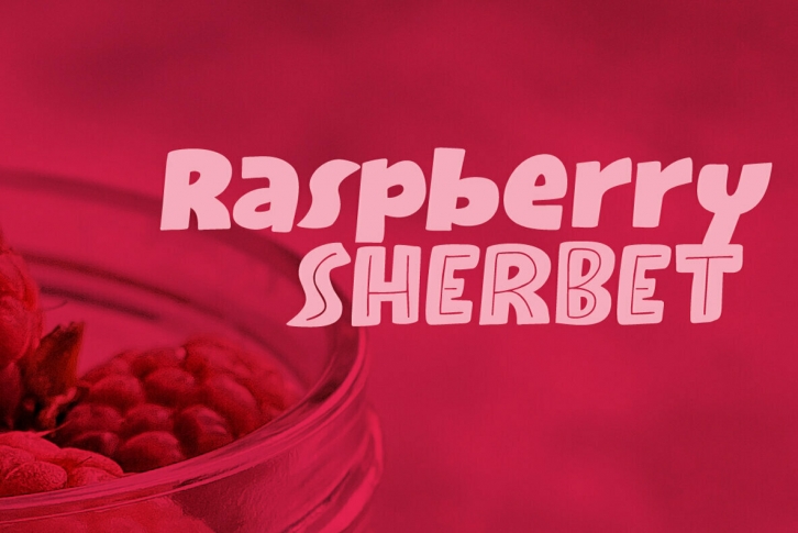 Raspberry Sherbet Font Font Download