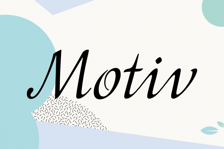 Motiv Font Font Download