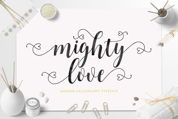 Mighty Love Font Font Download