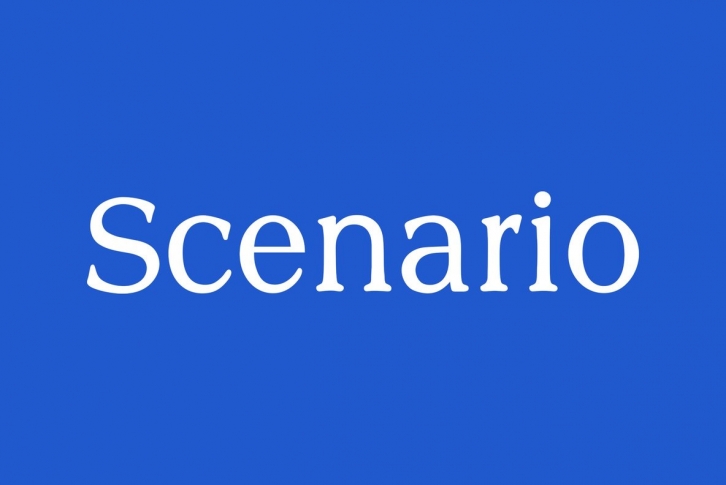 Scenario Font Font Download