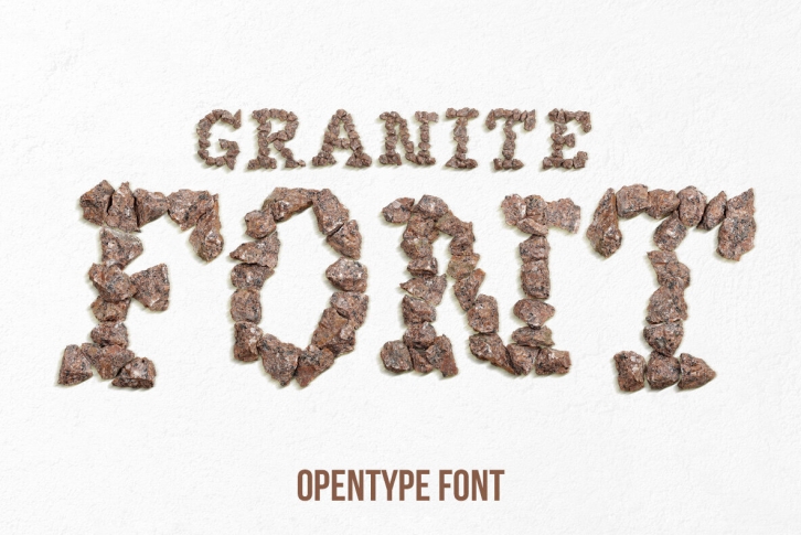 Granite  SVG Font Font Download