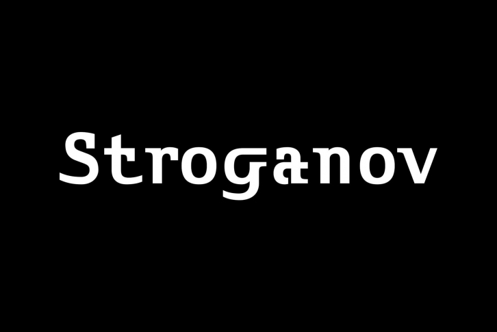Stroganov Font Font Download