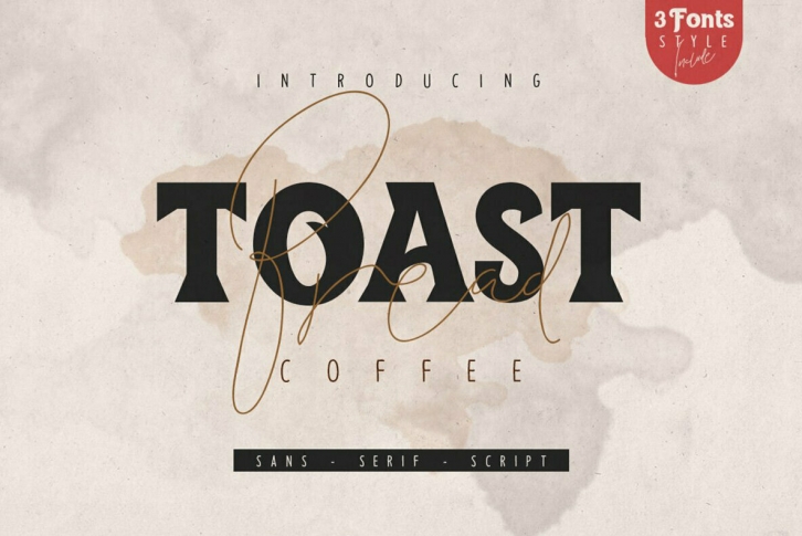 Toast Bread Coffee Font Font Download