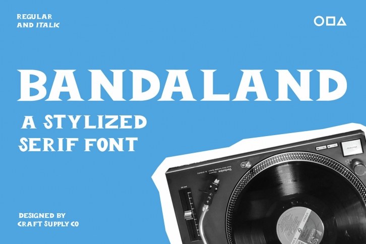 Bandaland Font Font Download