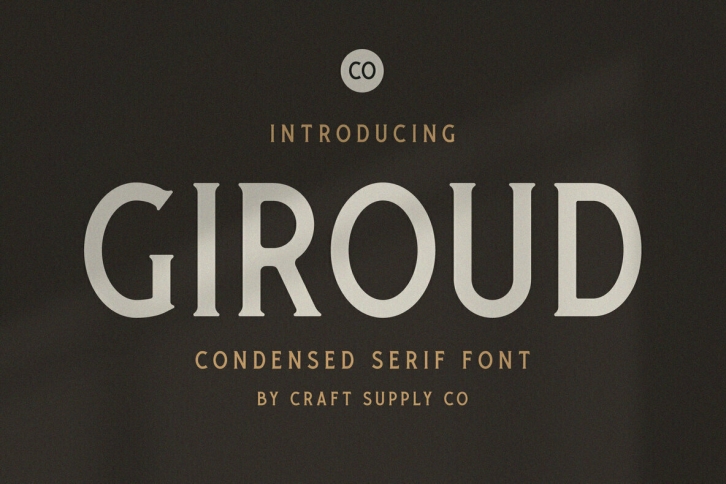 Giroud Font Font Download