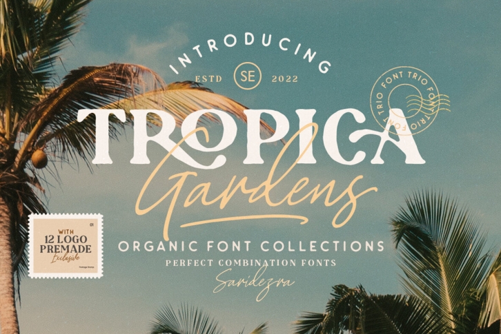 Tropica Gardens - Trio Font Download