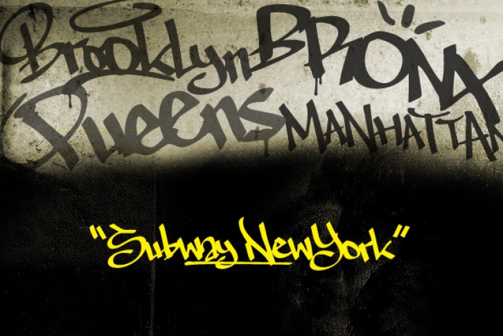 Subway New York Font Font Download