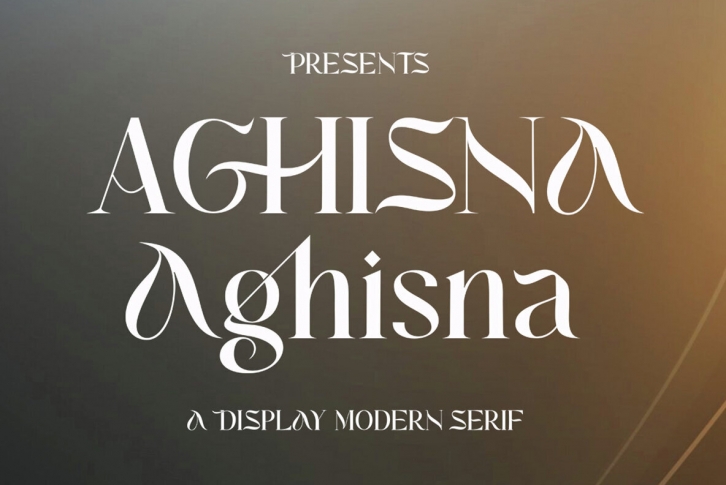 Aghisna Display Font Font Download