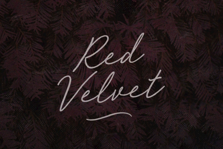 Red Velvet Font Font Download