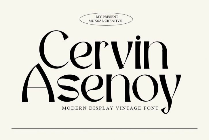 Cervin Asenoy Font Font Download