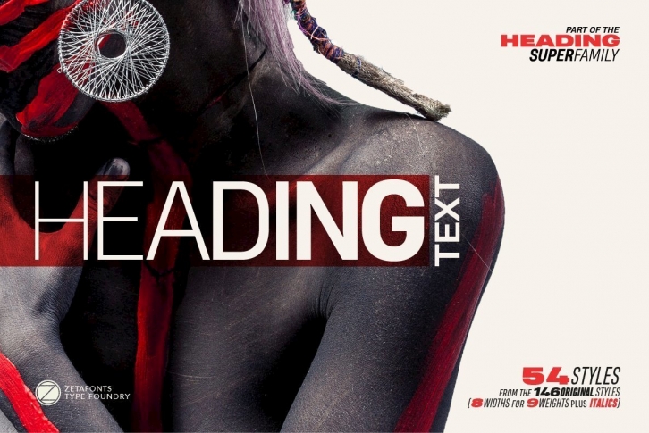 Heading Pro Text Font Font Download