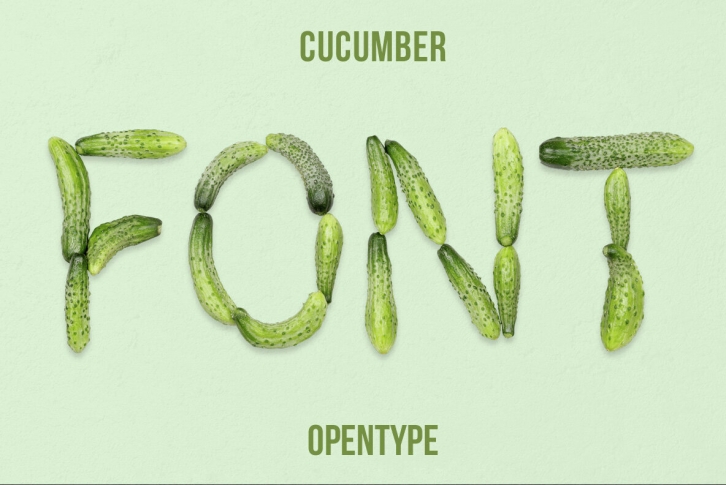 Cucumber Font Font Download