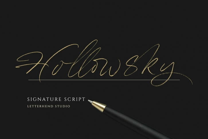 Hollowsky Font Font Download