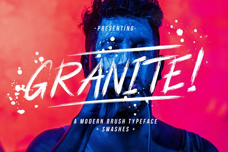 Granite Brush Font Font Download