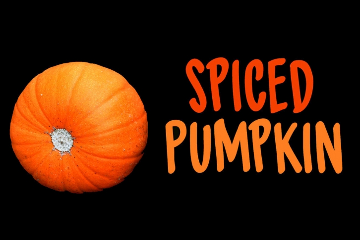 Spiced Pumpkin Font Font Download