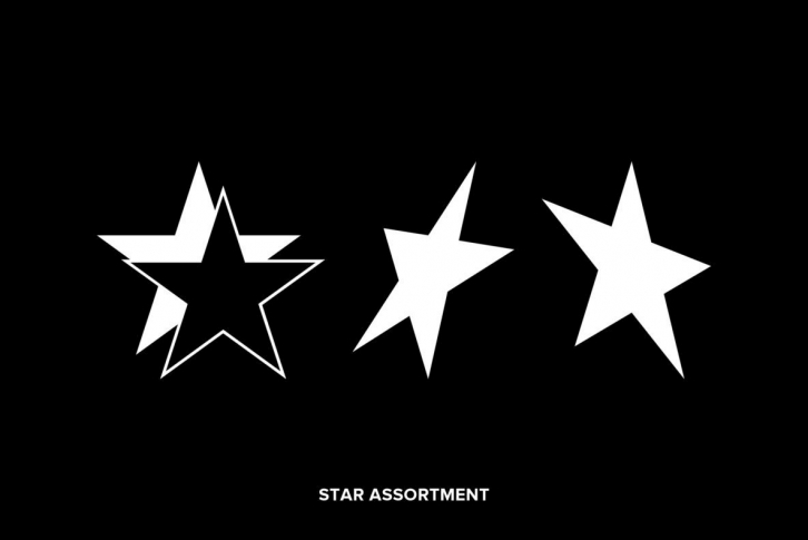 Star Assortment Font Font Download