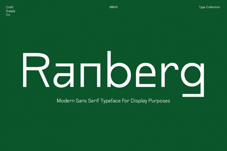 Ranberg Font Font Download