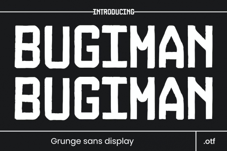 Bugiman Font Download