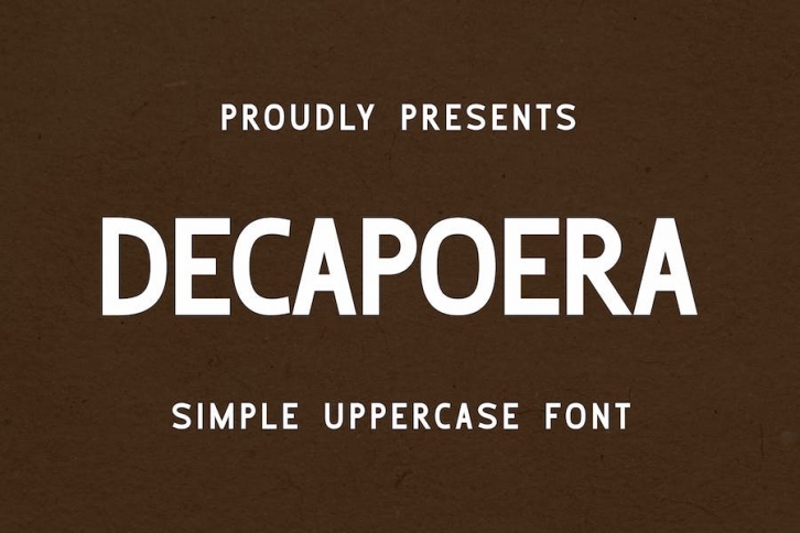 Decapoera Font Font Download