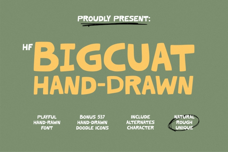 HF Bigcuat Bold Font Download