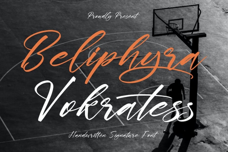 Beliphyra Vokratess Handwritten Signature Font Font Download