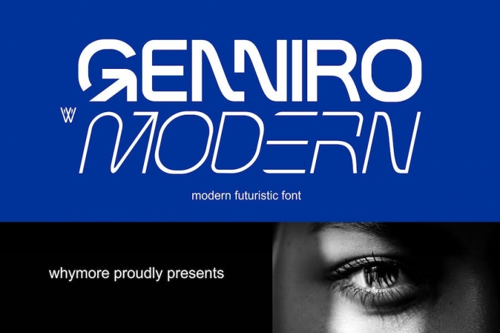 Genniro | Futuristic Font Font Download