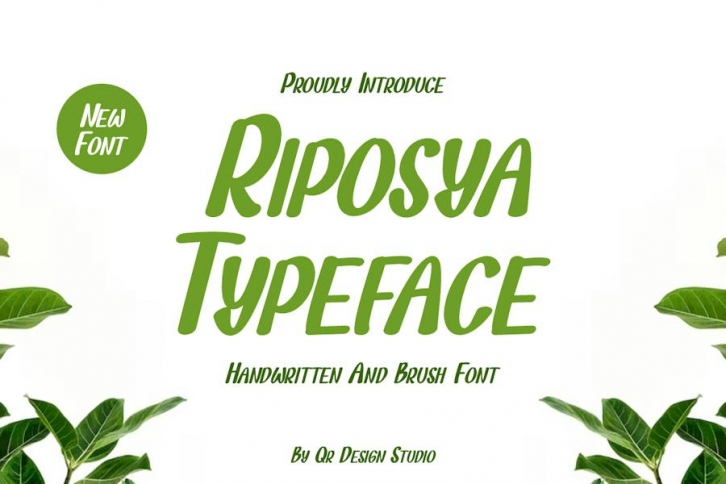 Riposya Typeface Font Download