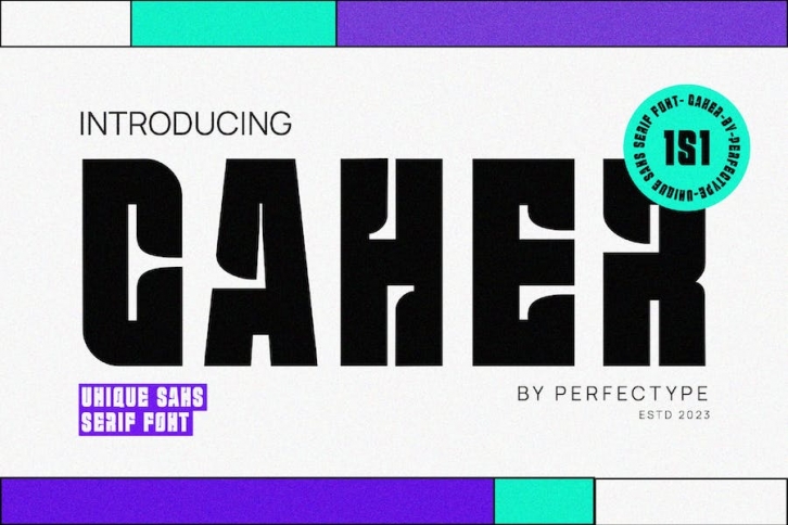 Caher Modern Futuristic Sans Serif Font Font Download