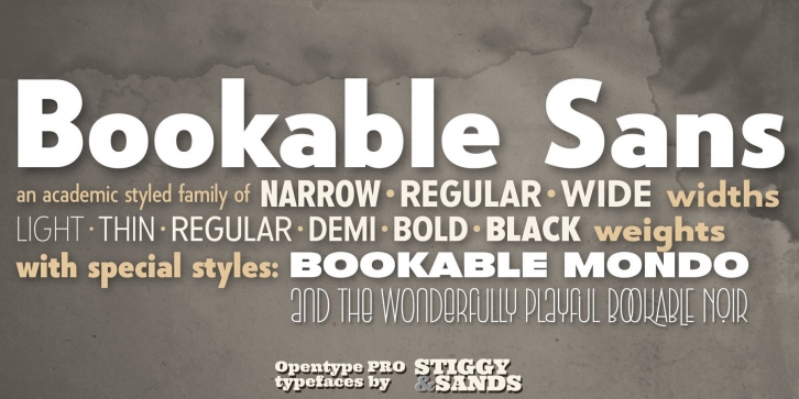 Bookable Font Font Download