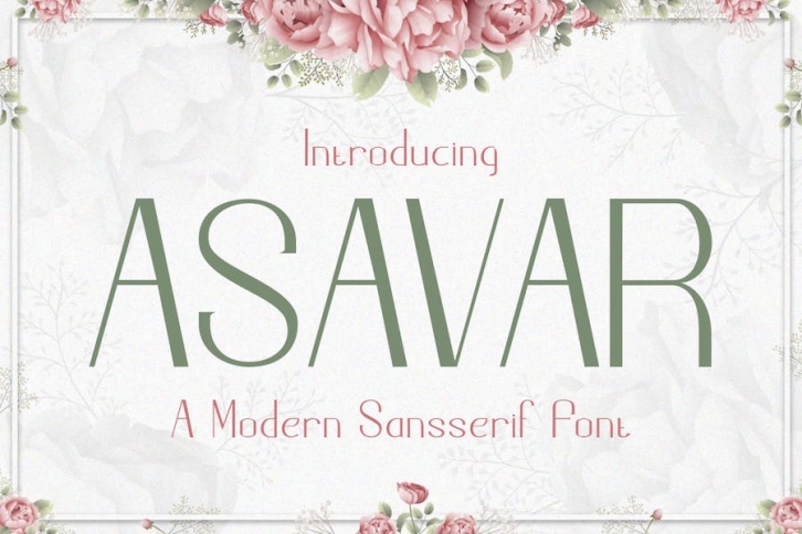 Asavar Modern Sans Serif Font Download