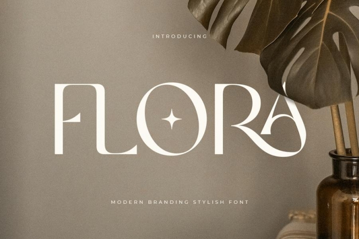 Flora - Modern Branding Stylish Font Font Download