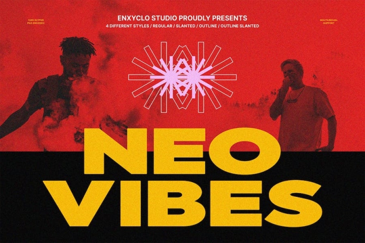 NCL Neovibes - Bold Expanded Sans Font Font Download
