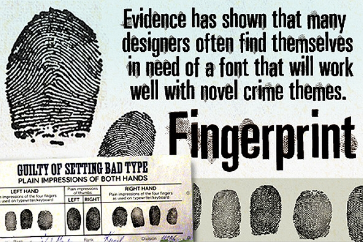 Fingerprint Font Font Download