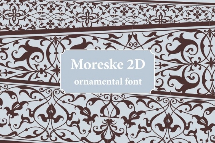 Moreske 2D Font Font Download