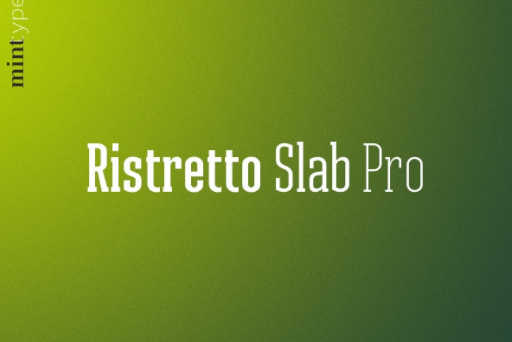 Ristretto Slab Pro Font Font Download