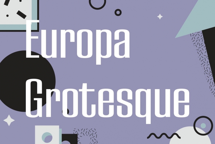 Europa Grotesque Font Font Download