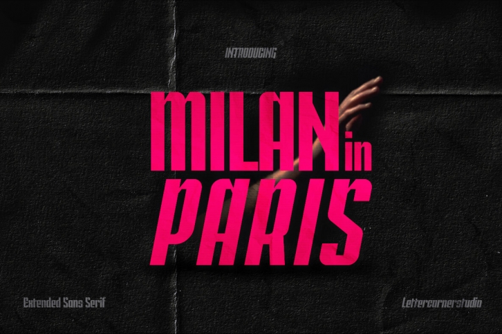 Milan in Paris Font Font Download