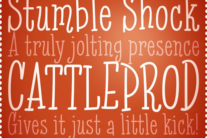 Cattleprod PB Font Font Download