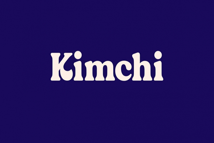 Kimchi Style Font Font Download