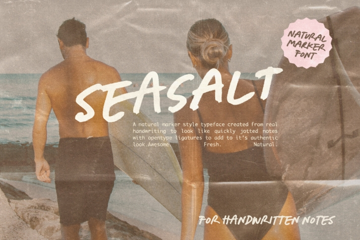 Seasalt - Casual Marker Font Font Download