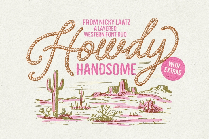 Howdy Handsome Font Font Download