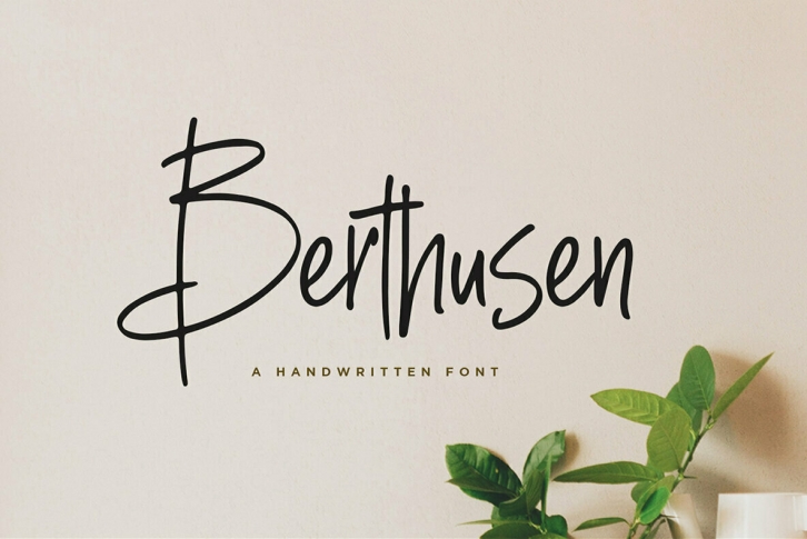 Berthusen Font Font Download