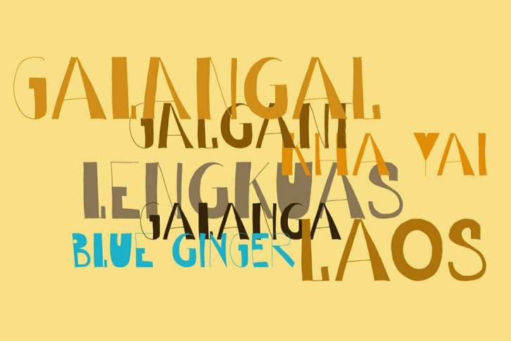 Galangal Font Font Download