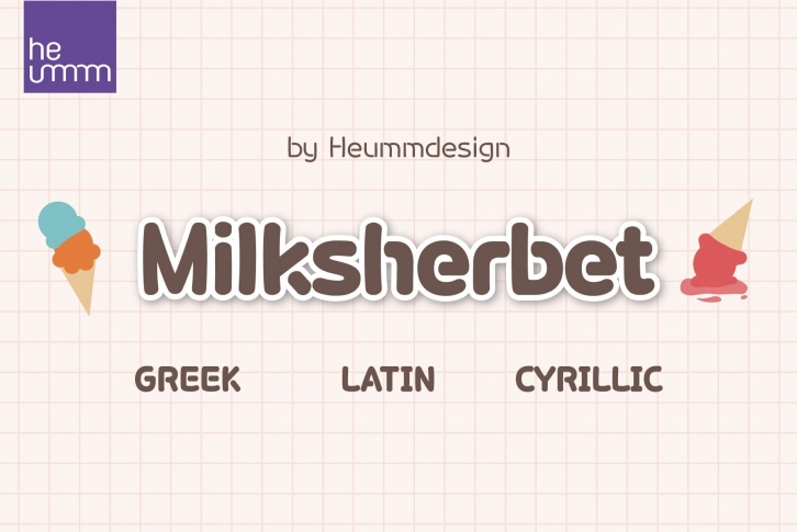 HU Milksherbet Font Font Download