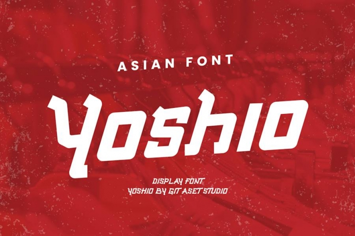 Yoshio - Japanese Style Font Font Download